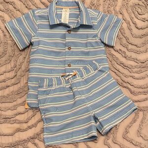 C&C California Kids Set - Blue and Orange Stripes